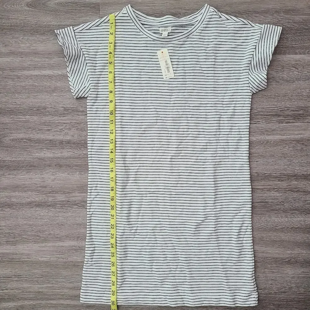 Gymboree thin stripe short sleeve shift dress Size L